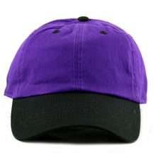 Load image into Gallery viewer, Stone Wash Cotton 2-Tone Dad Cap