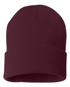 Solid 12" Knit Beanie - SP12