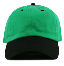 Load image into Gallery viewer, Stone Wash Cotton 2-Tone Dad Cap