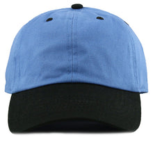 Load image into Gallery viewer, Stone Wash Cotton 2-Tone Dad Cap