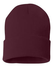 Load image into Gallery viewer, Solid 12&quot; Knit Beanie - SP12