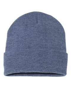 Solid 12" Knit Beanie - SP12