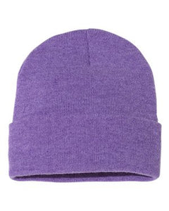 Solid 12" Knit Beanie - SP12