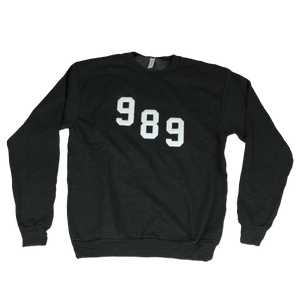 989 College Crewneck - Heather Grey