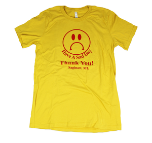 Sad in Saginaw T-shirt - Mustard Yellow